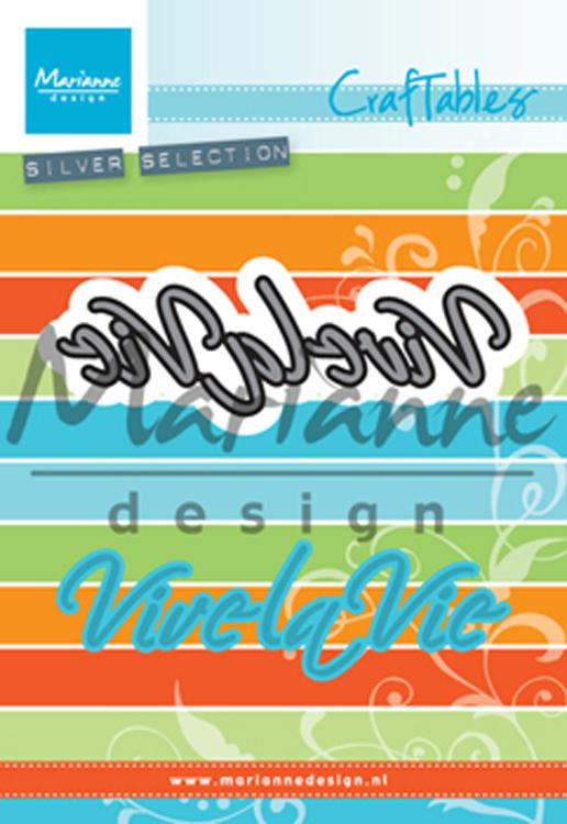 Marianne Design: Craftables Dies - Vive La Vie-1