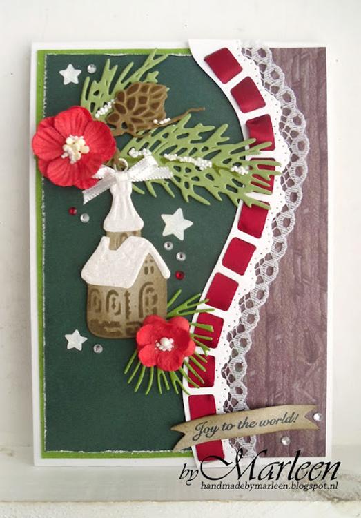 Marianne Design: Craftables Dies - Tiny's Ornaments Church & Owl-3
