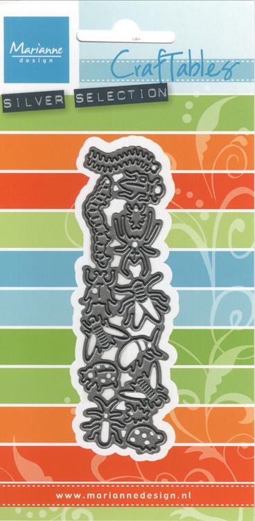 Marianne Design: Craftables Dies - Punch Die - Spiders and Bugs-1