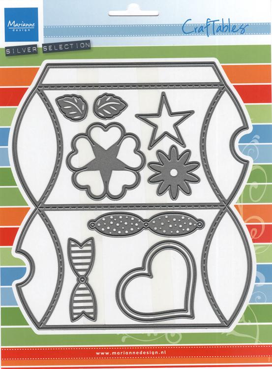 Marianne Design: Craftables Dies - Pillow Box Die Set-1
