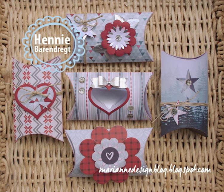 Marianne Design: Craftables Dies - Pillow Box Die Set-3