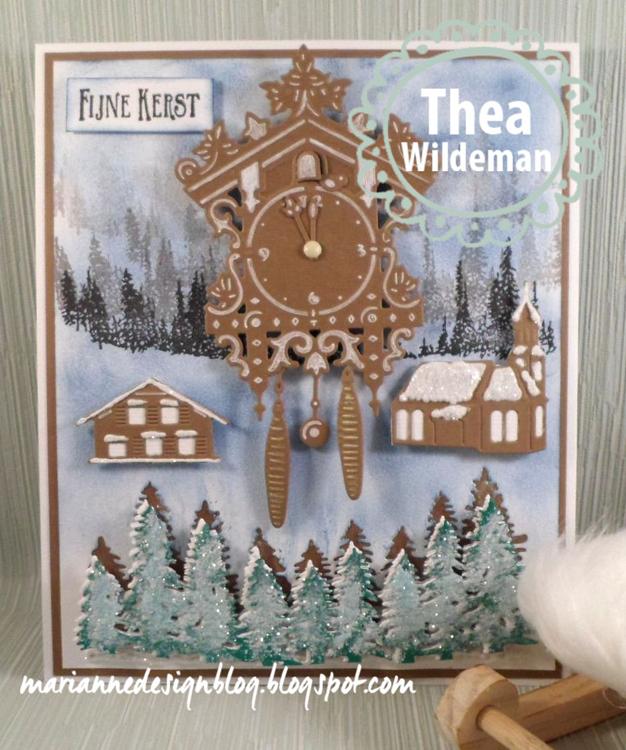 Marianne Design: Craftables Dies - Cuckoo Clock Die-2
