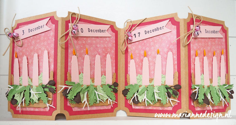 Marianne Design Craftables Advent Candles-4
