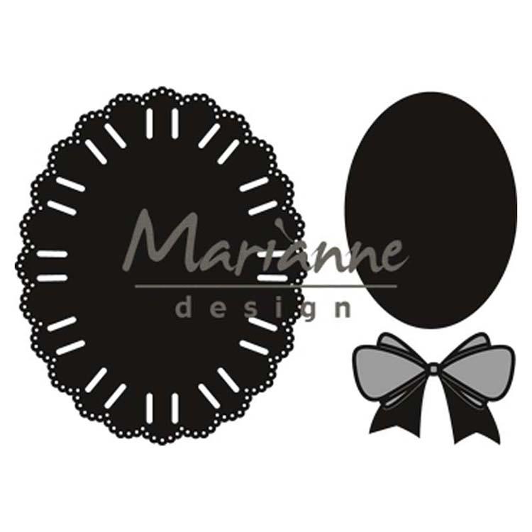 Marianne Design Craftables Oval Ribbon Die-1