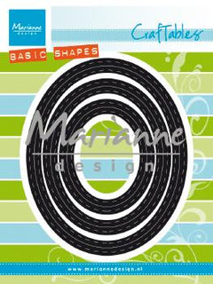 Marianne Design Craftables Basic Passe-Partouts Ovals-1