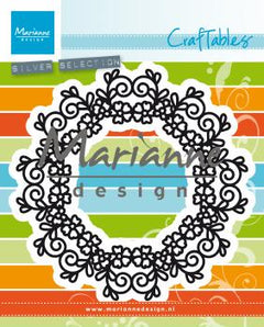 Marianne Design Craftables Floral Doily-2