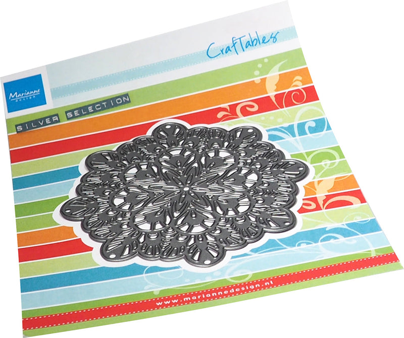 Marianne Design Craftables Die - Art Texture XL Snowflake-1
