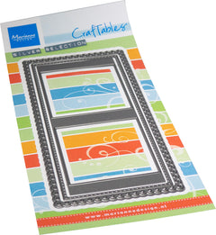 Marianne Design Craftables Die - Mini Slimline - 2 Squares-1