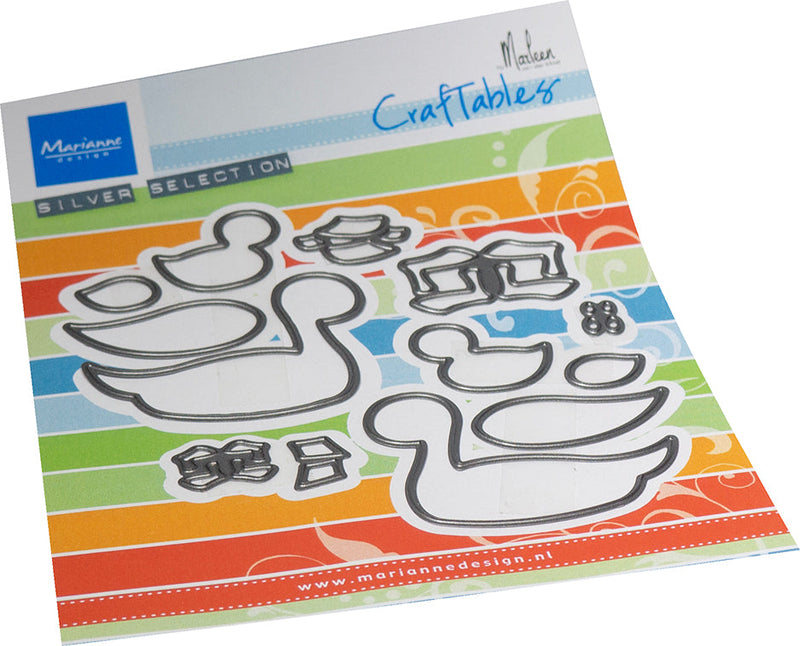 Marianne Design Craftables Die - Ducks By Marleen-1