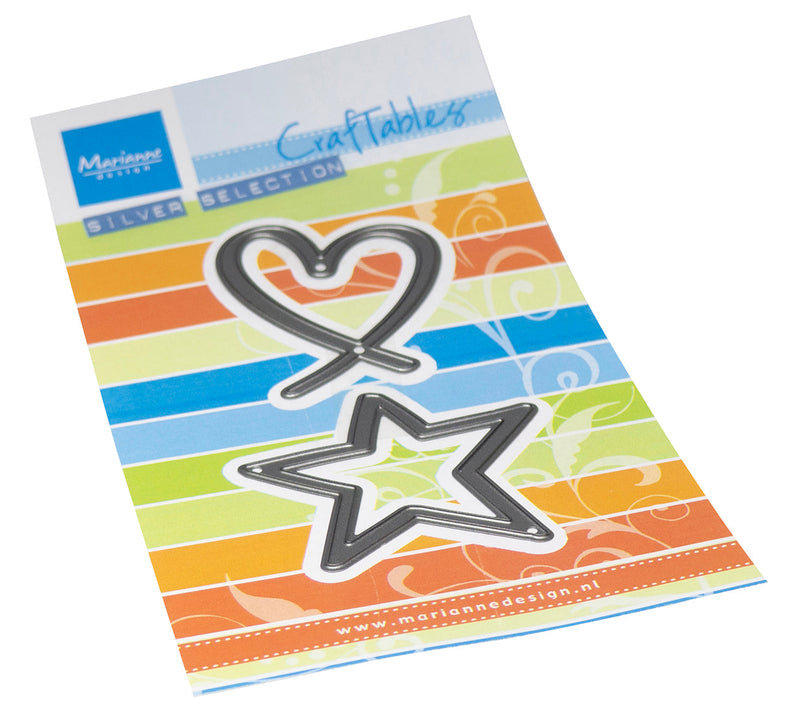 Marianne Design Craftables Die - Heart & Star-1