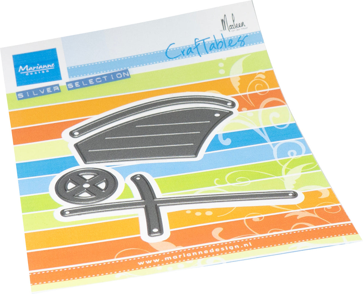 Marianne Design Craftables Die - Wheelbarrow By Marleen-1