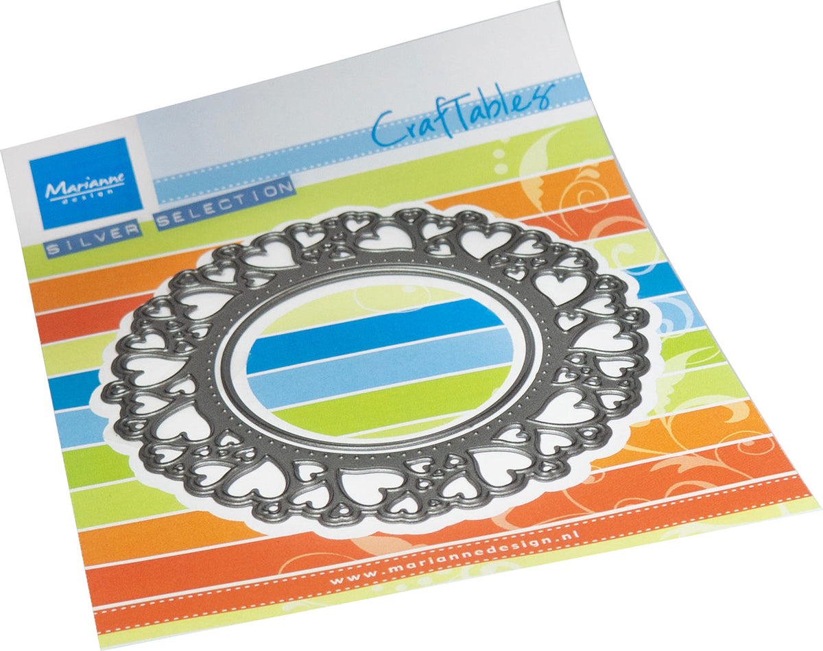 Marianne Design Craftables Matrice de découpe - Cercle de cœurs-1