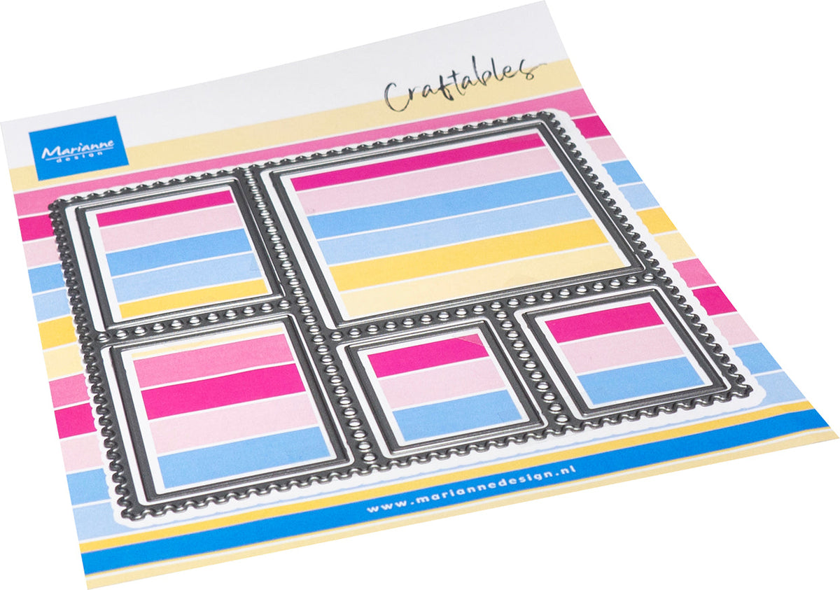 Marianne Design Craftables Die - Layout - Stamp Square-1