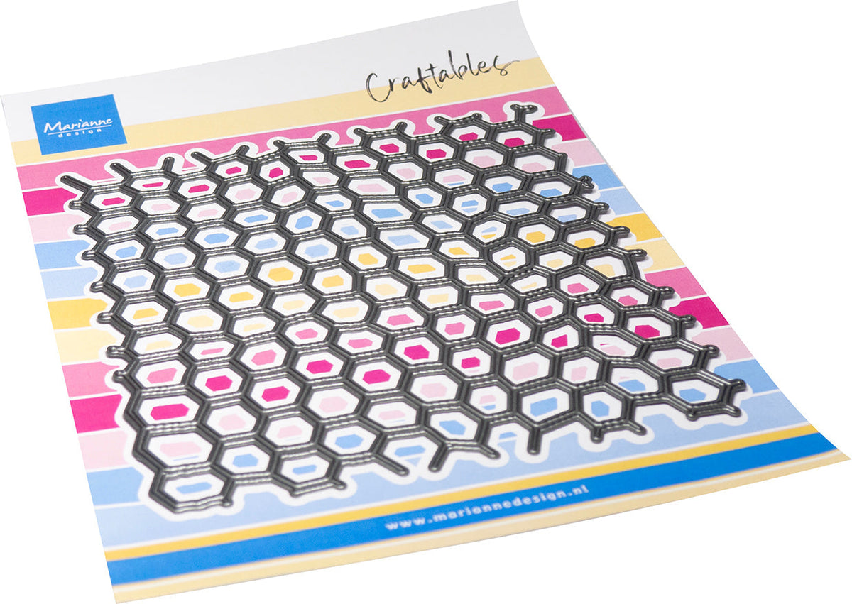 Troquel Marianne Design Craftables - Fondo - Malla de gallinero