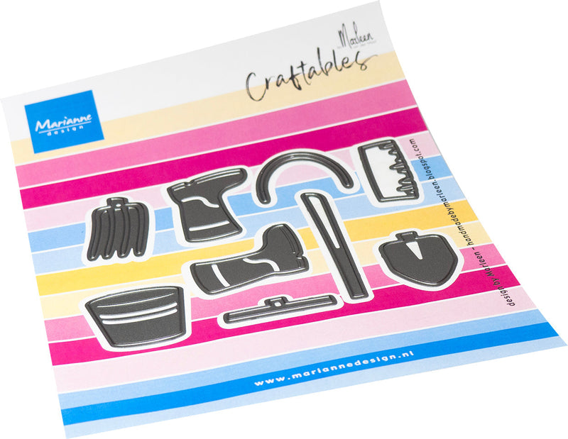 Marianne Design Craftables Die - Farm Tools by Marleen-1