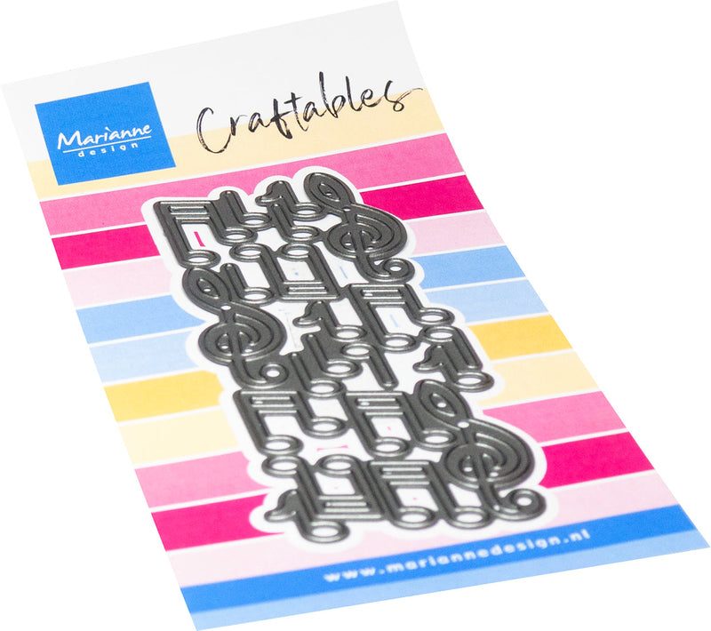 Marianne Design Craftables Matrice de découpe - Matrice de découpe XL - Musique-1