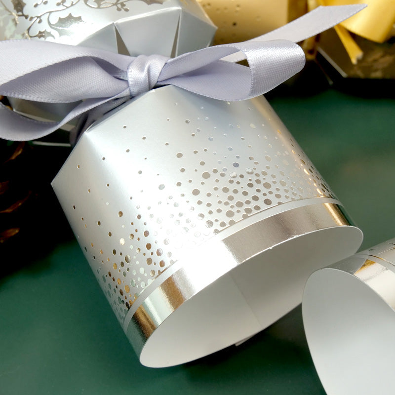 Luxury Christmas Crackers - Silver Shimmer-7