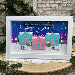 Creative Expressions Sue Wilson Village Scenes 4 in x 6 in Stamp Set-5