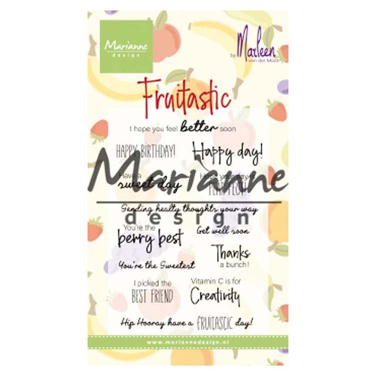 Marianne Design Clear Stamps Marleen's Fruitastic-1