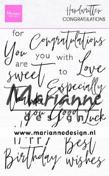 Handwritten - Congratulations Clear Stamps-1