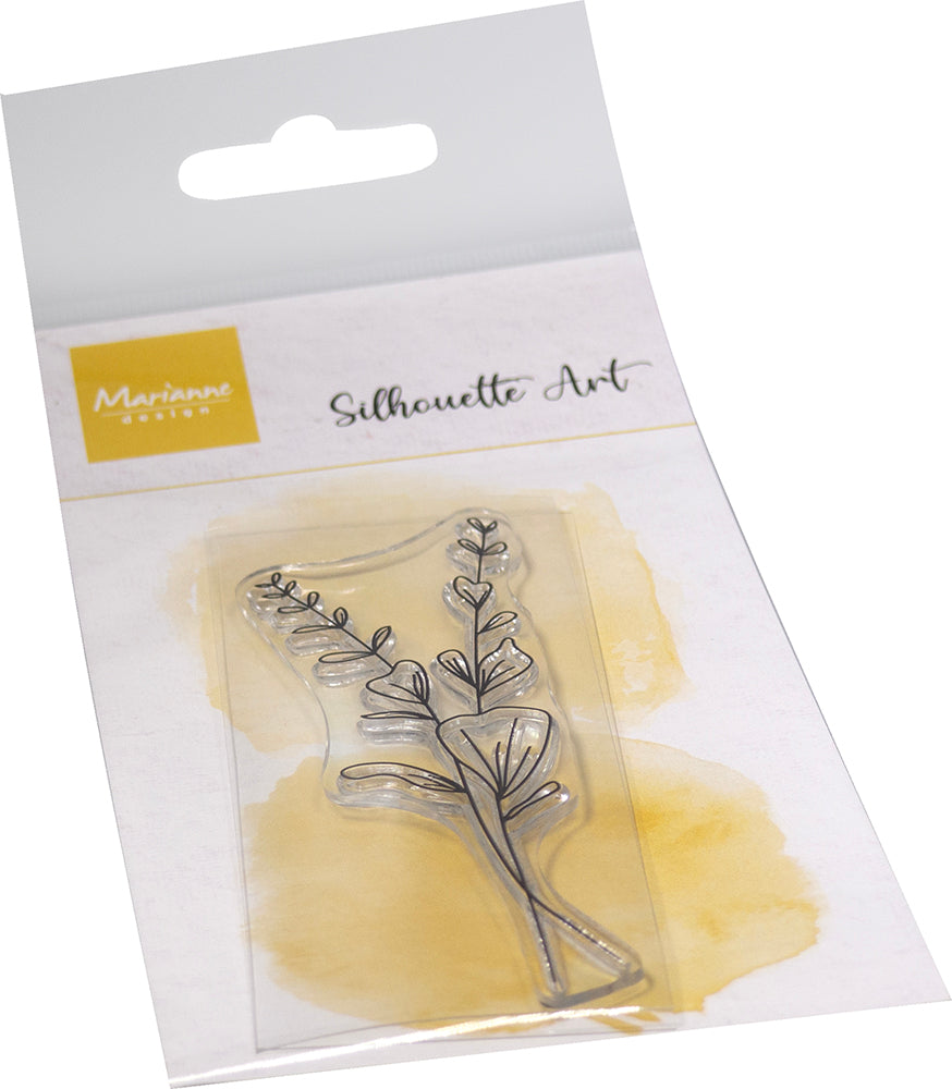 Marianne Design Clear Stamp - Silhouette Art Eucalyptus-1