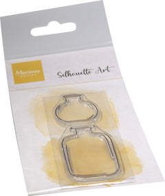 Marianne Design Clear Stamp - Silhouette Art Vases-1