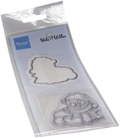 Marianne Design Stamp & Die Set - Snow Panda-1