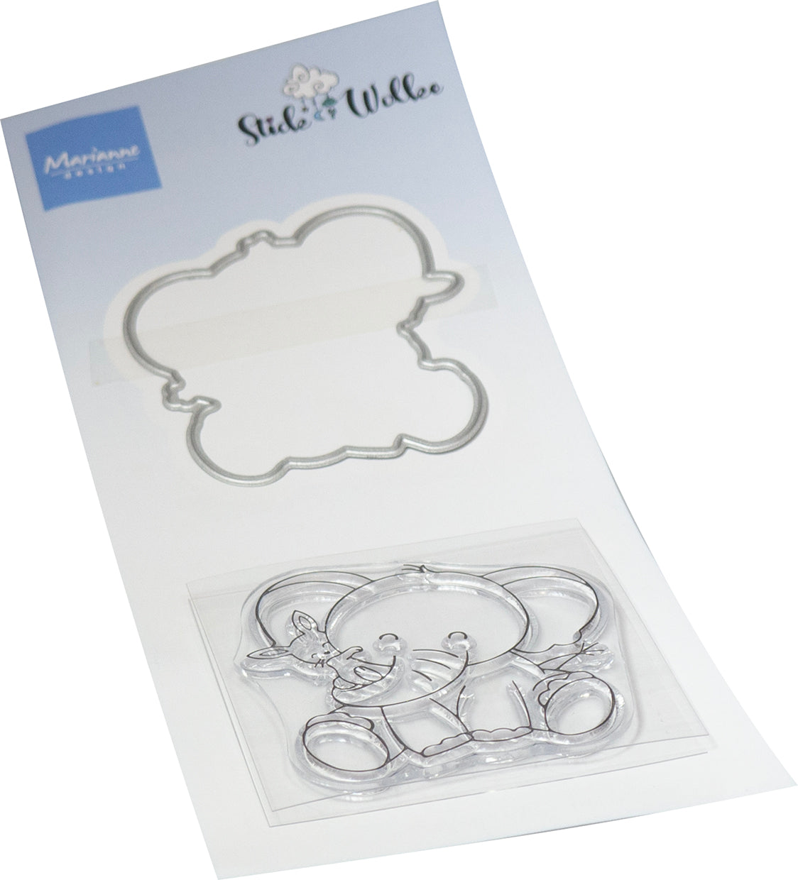 Marianne Design Stamp & Die Set - Elephant Hug-1