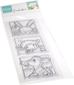 Marianne Design Clear Stamp - Hetty's Peek-A-Boo Spring Animals-1