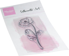 Marianne Design Clear Stamp - Silhouette Art - Coquelicot-1