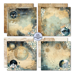 Paquete de papel Celestial Skies 6x6 de 3Quarter Designs-3