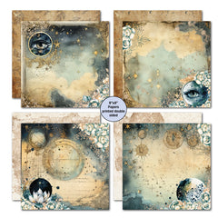 Paquete de papeles Celestial Skies de 8x8 de 3Quarter Designs-3