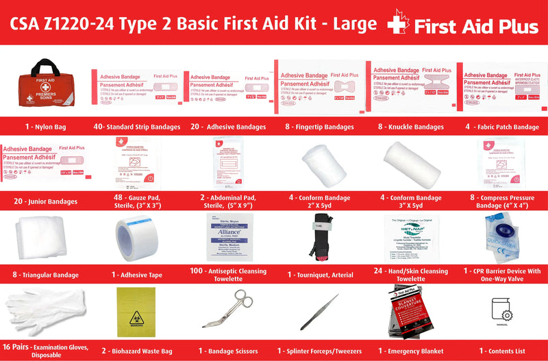 CSA First Aid Kit, Type 2 Basic - Large (51-100 Workers)-1