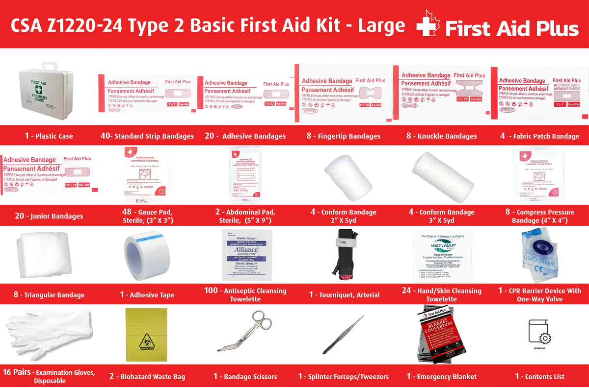 CSA First Aid Kit, Type 2 Basic - Large (51-100 Workers)-2