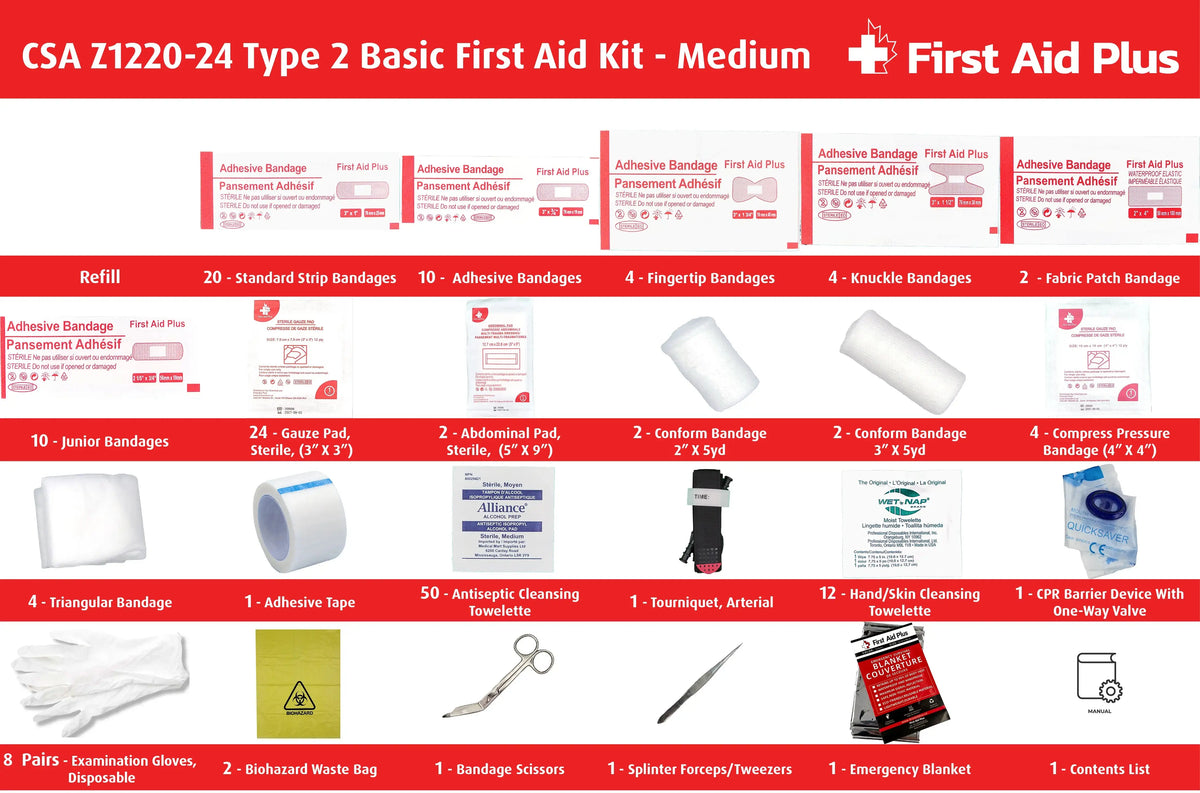 Trousse de premiers soins de base CSA de type 2 - Moyenne (26-50 travailleurs)-3