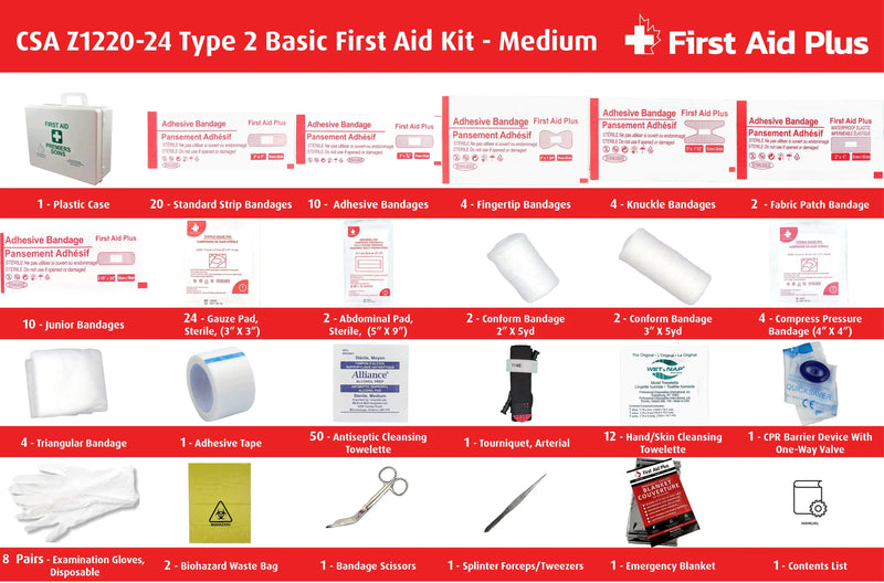 Trousse de premiers soins de base CSA de type 2 - Moyenne (26-50 travailleurs)-2