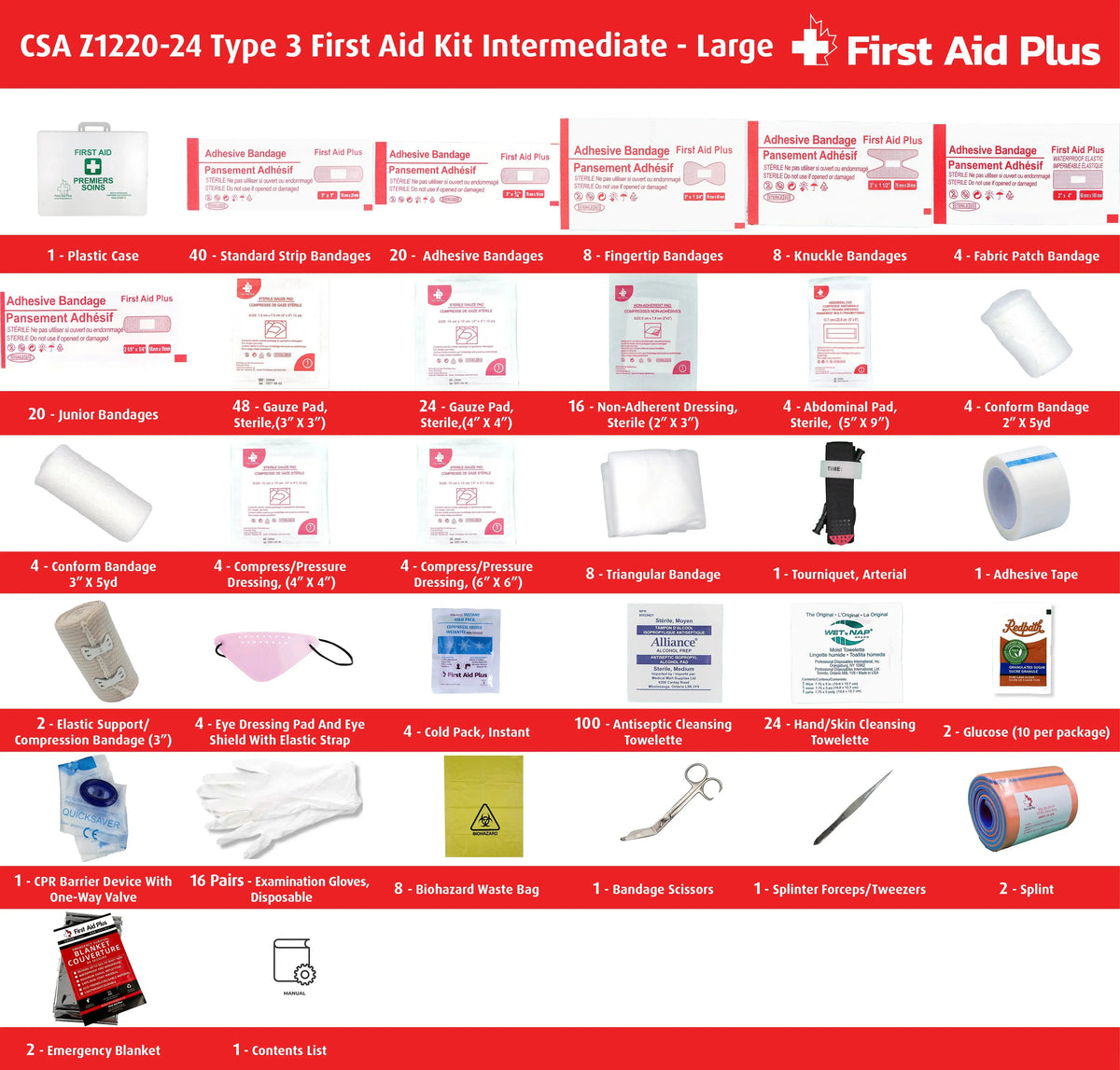 CSA Type 3 Intermediate First Aid Kit - Large (51-100 Workers)-2