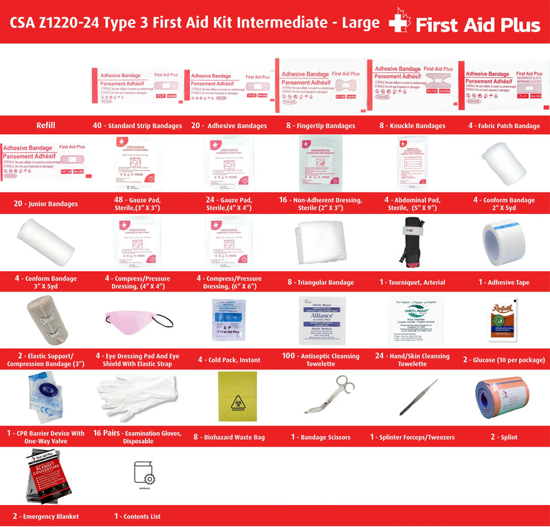 CSA Type 3 Intermediate First Aid Kit - Large (51-100 Workers)-3