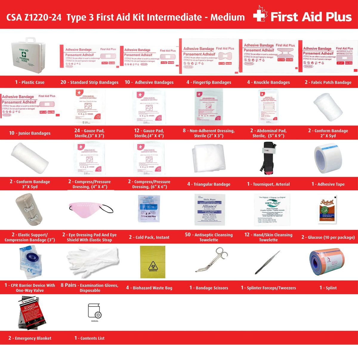 CSA Type 3 Intermediate First Aid Kit - Medium (26-50 Workers)-2