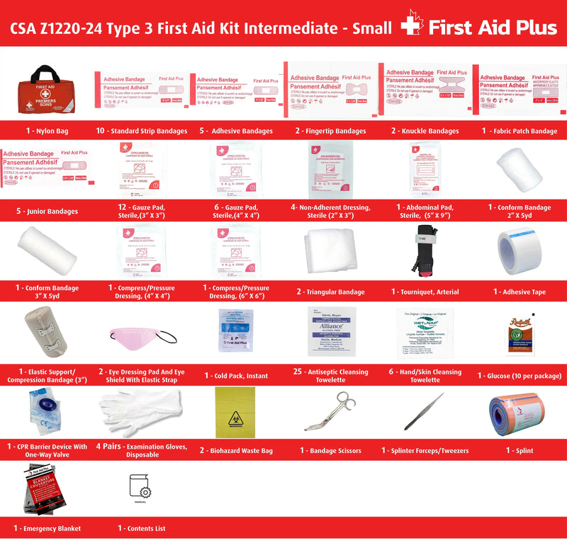 CSA First Aid Kit Type 3 Intermediate - Small (2-25 Workers)-1