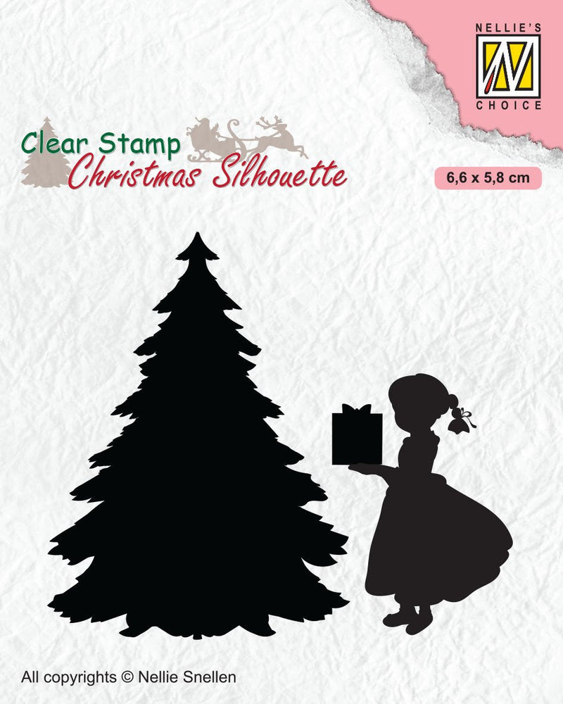 Clear Stamp Silhouette Thank You Santa!!-1