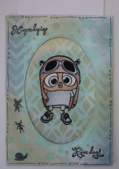 Nellie's Choice Clear Stamp The Owl Family - Family Pilot-3