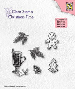 Christmas Time Clear Stamp Christmas Decorations-1