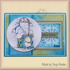 Nellie's Choice Mixed Media Stencil - Slim Line - Crystal-2