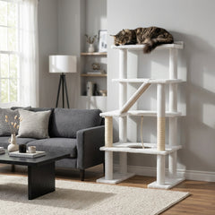 Maine Coon 65" Cat Tower - 5-Level Cat Tree-2