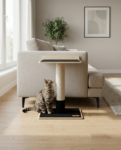 Noba Modern Plywood 1-Level Cat Tree-2