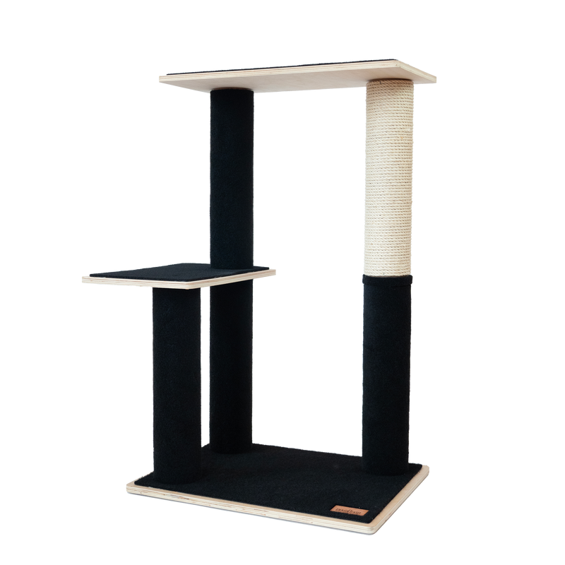 Noba Modern Plywood 2-Level Cat Tree-4