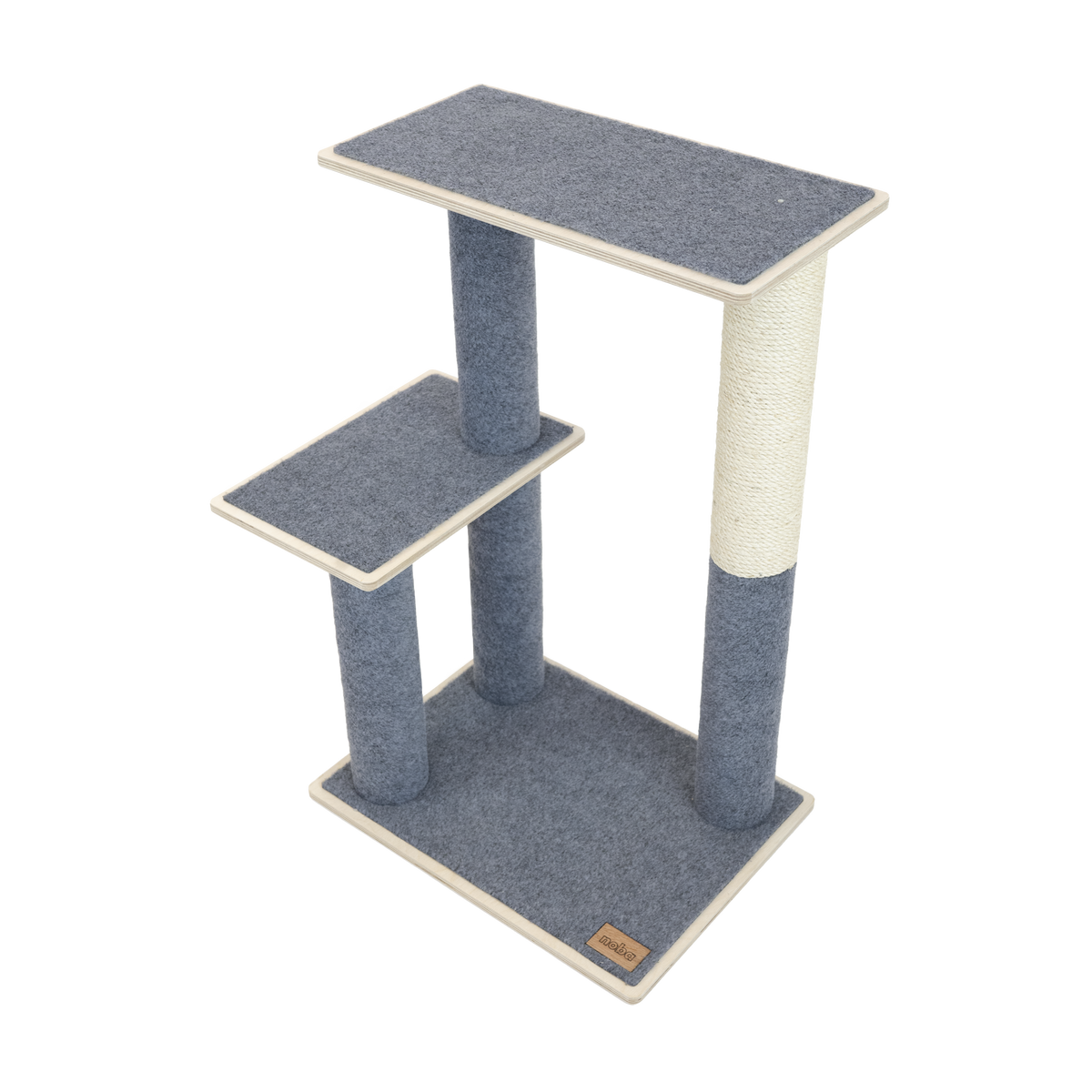Noba Modern Plywood 2-Level Cat Tree-7
