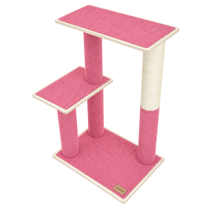 Noba Modern Plywood 2-Level Cat Tree-12