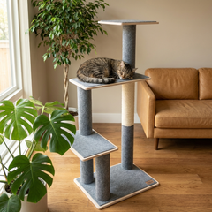 Noba Modern Plywood 3-Level Cat Tree-10